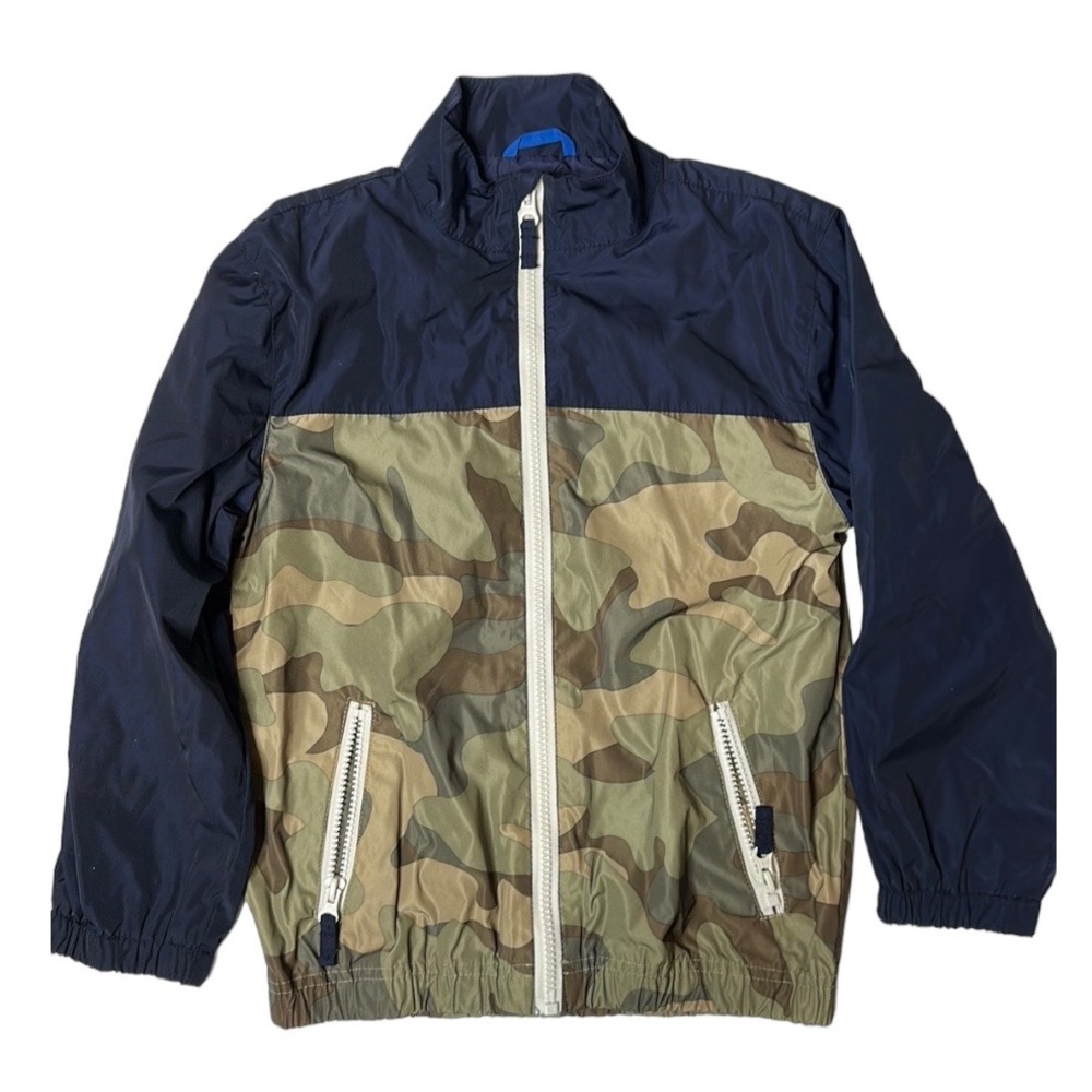 Osh Kosh Boys 7 Camo Print Windbreaker Jacket